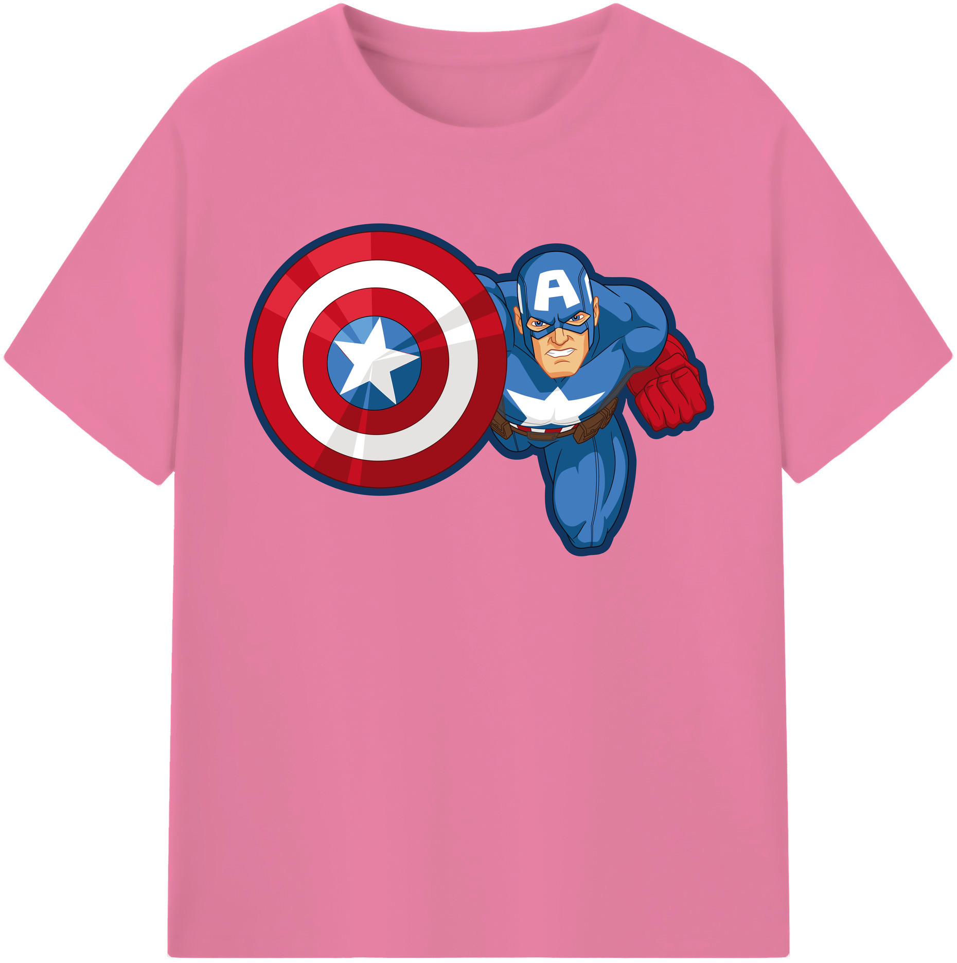 （画像用） アベンジャーズ The Avengers 綿100％半袖Tシャツ（フロントプリント）